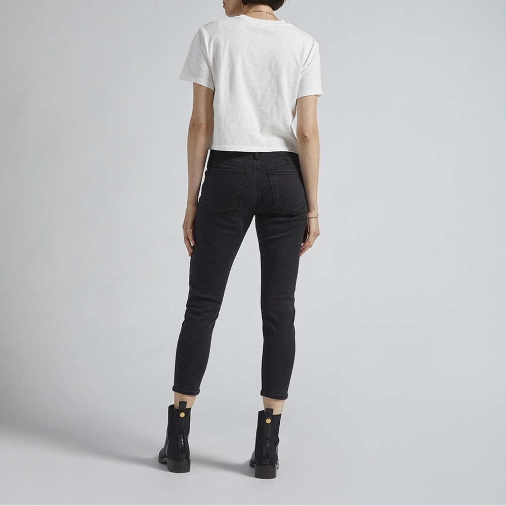 Silver Avery Skinny Crop